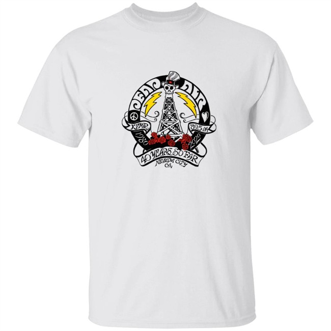 Dead Air Celebrates 40 Years On Kvmr Community Radio T Shirt