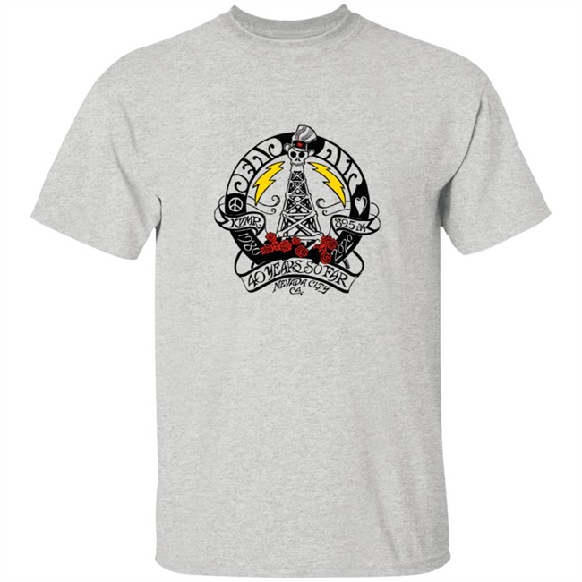 Dead Air Celebrates 40 Years On Kvmr Community Radio T Shirt Dead Air Celebrates 40 Years On Kvmr Community Radio T Shirt