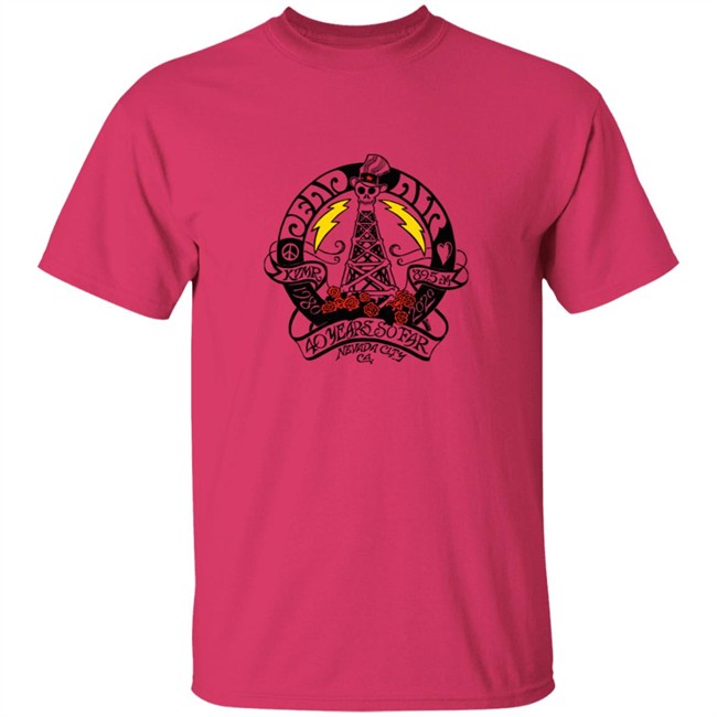 Dead Air Celebrates 40 Years On Kvmr Community Radio T Shirt Dead Air Celebrates 40 Years On Kvmr Community Radio T Shirt