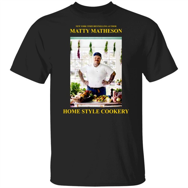 Matty Matheson Merch Home Style Cookery Black Long Sleeve Tee Matty Matheson Merch Home Style Cookery Black Long Sleeve Tee