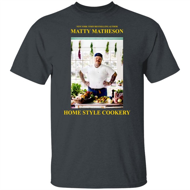 Matty Matheson Merch Home Style Cookery Black Long Sleeve Tee Matty Matheson Merch Home Style Cookery Black Long Sleeve Tee