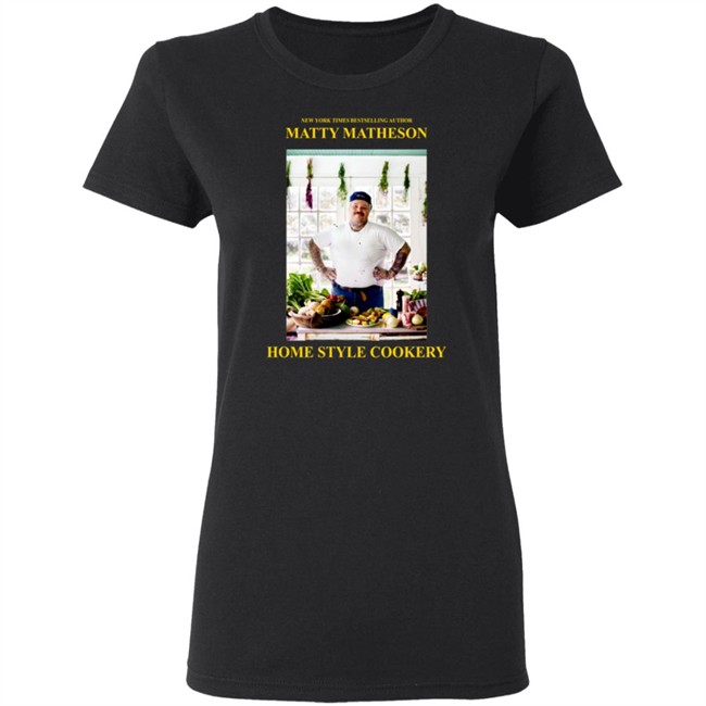Matty Matheson Merch Home Style Cookery Black Long Sleeve Tee Matty Matheson Merch Home Style Cookery Black Long Sleeve Tee