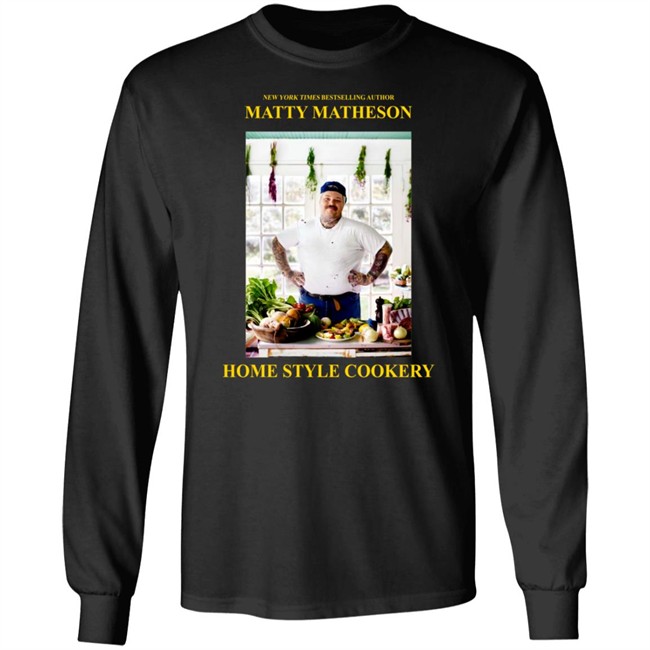 Matty Matheson Merch Home Style Cookery Black Long Sleeve Tee