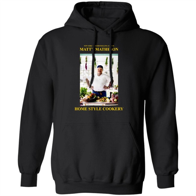 Matty Matheson Merch Home Style Cookery Black Long Sleeve Tee Matty Matheson Merch Home Style Cookery Black Long Sleeve Tee