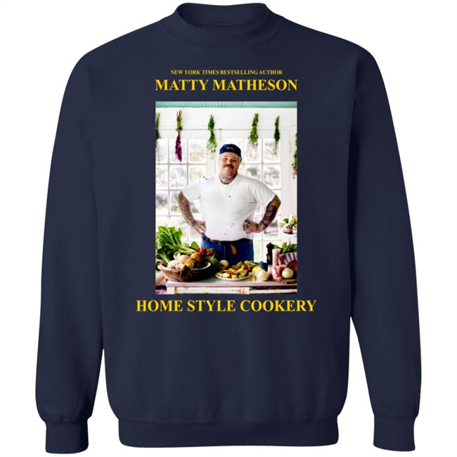 Matty Matheson Merch Home Style Cookery Black Long Sleeve Tee Matty Matheson Merch Home Style Cookery Black Long Sleeve Tee