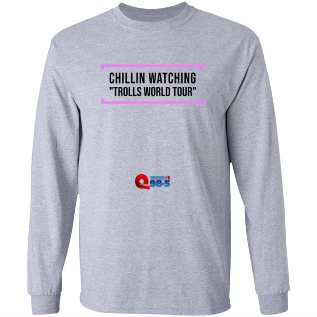 Rockford Q985 Chillin Watching Trolls World Tour Tee Shirt Rockford Q985 Chillin Watching Trolls World Tour Tee Shirt