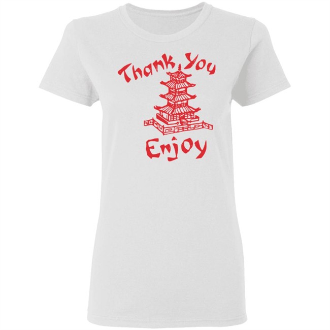 Thank You Enjoy Shirt Willis Thank You Enjoy Chinese Takeout Food Thank You Enjoy Funny White T Shirts Thank You Enjoy Shirt Willis Thank You Enjoy Chinese Takeout Food Thank You Enjoy Funny White T Shirts