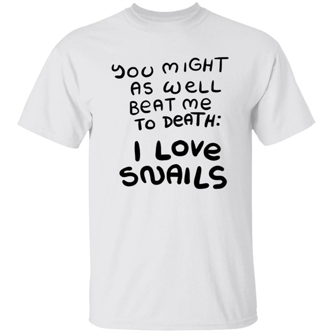 Mister Hayden Merch I Love Snails Tee Shirt