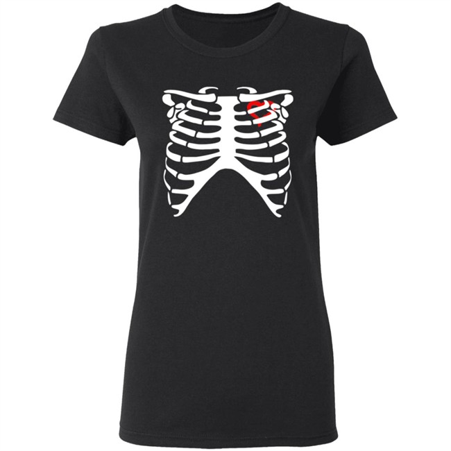 Diy Skeleton Heart Long Sleeve T Shirt Diy Skeleton Heart Long Sleeve T Shirt