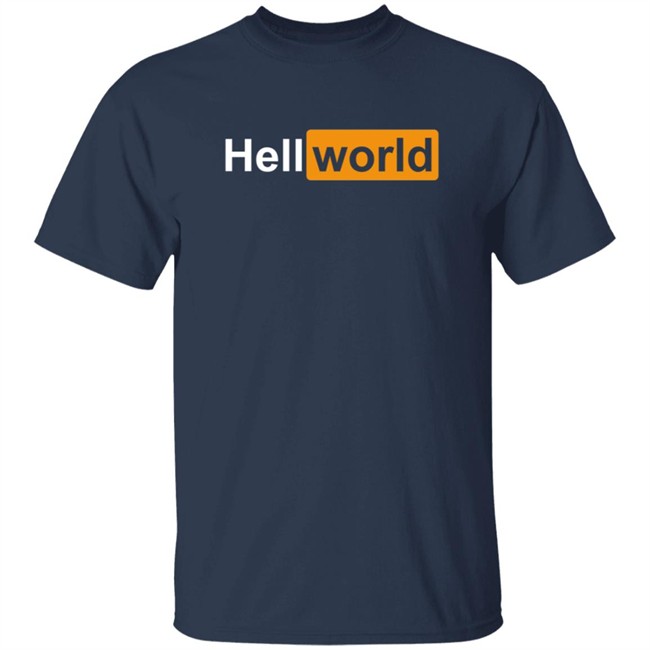 Declining World Merch Hellworld Organic Shirt Declining World Merch Hellworld Organic Shirt