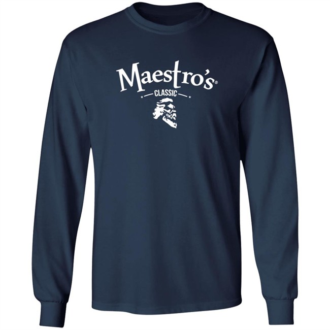 Maestro's Classic Black White Logo Tee Shirt Maestro's Classic Black White Logo Tee Shirt