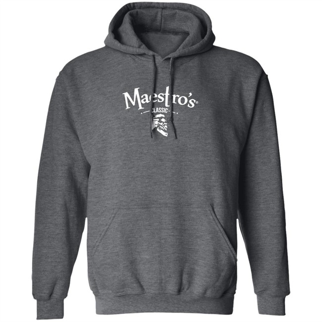 Maestro's Classic Black White Logo Tee Shirt Maestro's Classic Black White Logo Tee Shirt