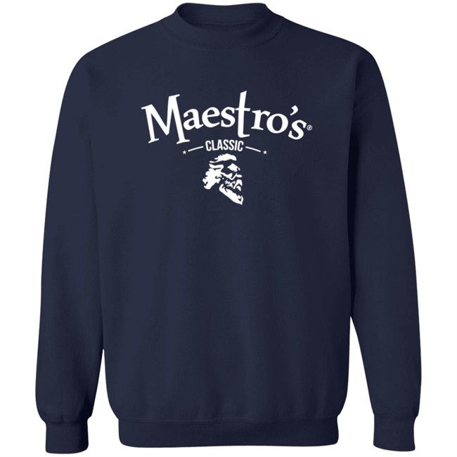 Maestro's Classic Black White Logo Tee Shirt Maestro's Classic Black White Logo Tee Shirt