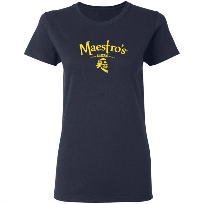 Maestro's Classic Black Gold Logo Tee Shirt Maestro's Classic Black Gold Logo Tee Shirt