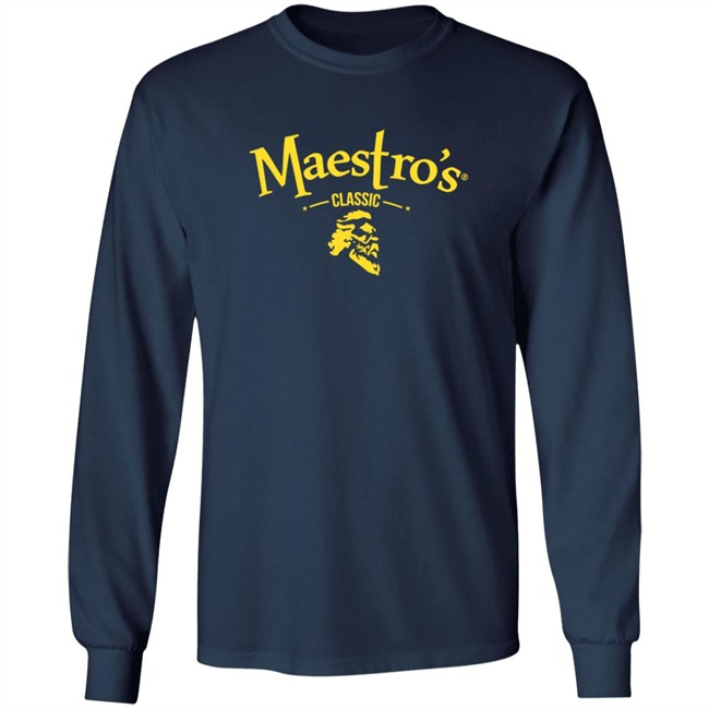 Maestro's Classic Black Gold Logo Tee Shirt Maestro's Classic Black Gold Logo Tee Shirt