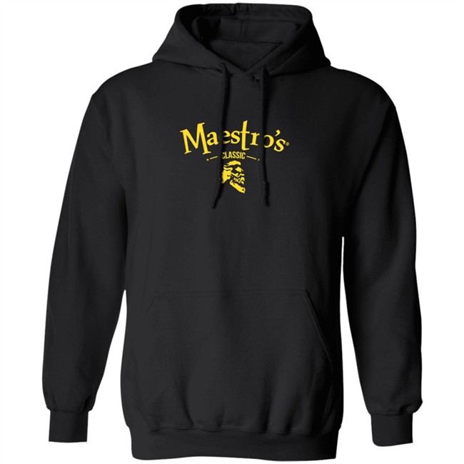 Maestro's Classic Black Gold Logo Tee Shirt Maestro's Classic Black Gold Logo Tee Shirt