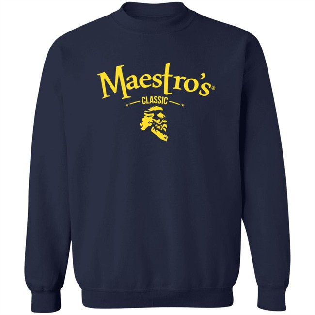 Maestro's Classic Black Gold Logo Tee Shirt Maestro's Classic Black Gold Logo Tee Shirt