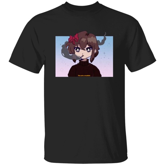 You are a Mutelet Smoking Girl Tee Shirt