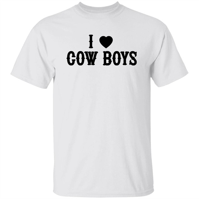 I Love Cowboys T Shirt