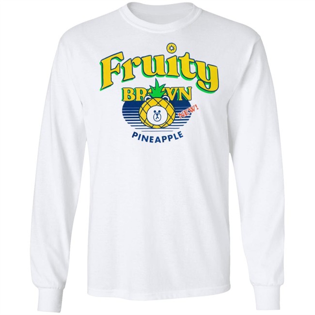 Korapran Fruity Brown Pineapple Shirt Korapran Fruity Brown Pineapple Shirt