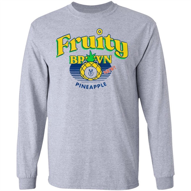 Korapran Fruity Brown Pineapple Shirt Korapran Fruity Brown Pineapple Shirt