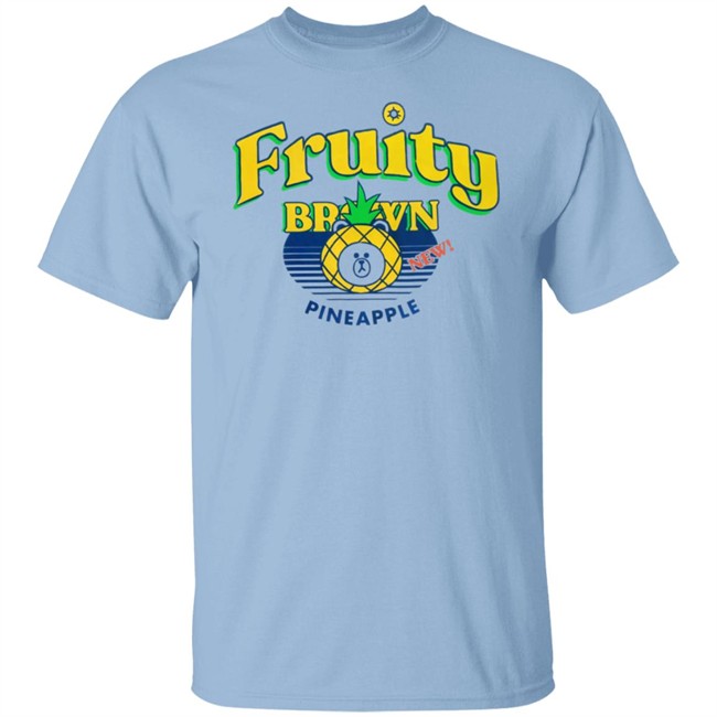Korapran Fruity Brown Pineapple Shirt Korapran Fruity Brown Pineapple Shirt