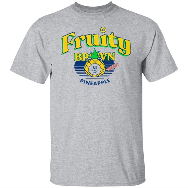 Korapran Fruity Brown Pineapple Shirt Korapran Fruity Brown Pineapple Shirt