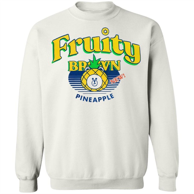 Korapran Fruity Brown Pineapple Shirt Korapran Fruity Brown Pineapple Shirt