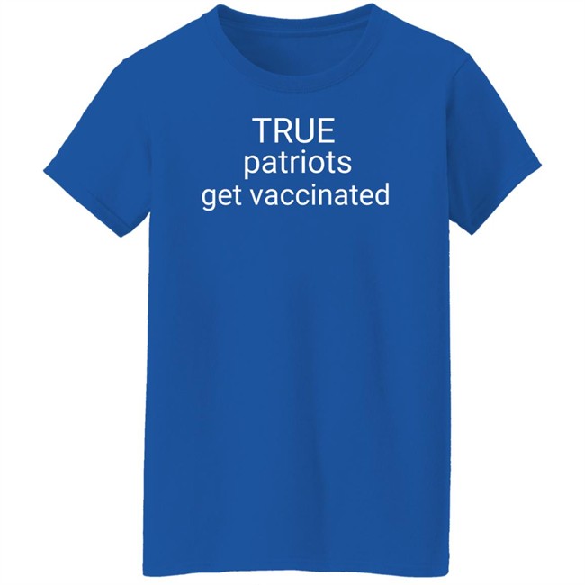 Republicans For Joe Biden Merch True Patriots Get Vaccinated Crewneck Sweatshirt Republicans For Joe Biden Merch True Patriots Get Vaccinated Crewneck Sweatshirt