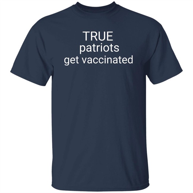 Republicans For Joe Biden Merch True Patriots Get Vaccinated Crewneck Sweatshirt Republicans For Joe Biden Merch True Patriots Get Vaccinated Crewneck Sweatshirt