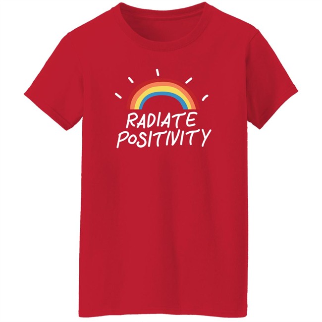 Kye Radiate Positivity Rainbow Pride Shirt Kye Radiate Positivity Rainbow Pride Shirt