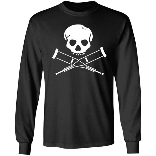 Jackass Merch Skull & Crutches T Shirt Merch Method Jackass Merch Skull & Crutches T Shirt Merch Method