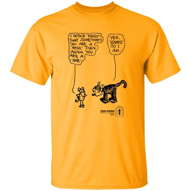 Fantagraphics Books Store George Herriman Krazy Kat And Ignatz 1914 Shirt