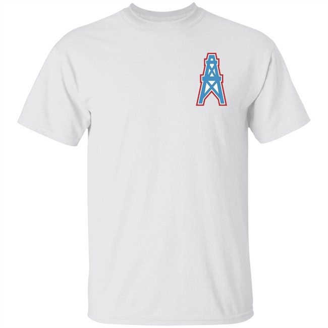 Ryan Tannehill Houston Tower Oilers Long Sleeve T Shirt Houston Oilers Logo Shirt Ryan Tannehill Houston Tower Oilers Long Sleeve T Shirt Houston Oilers Logo Shirt