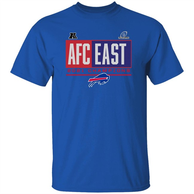 NFL Shop Bills 2021 AFC East Division Champions T-Shirt