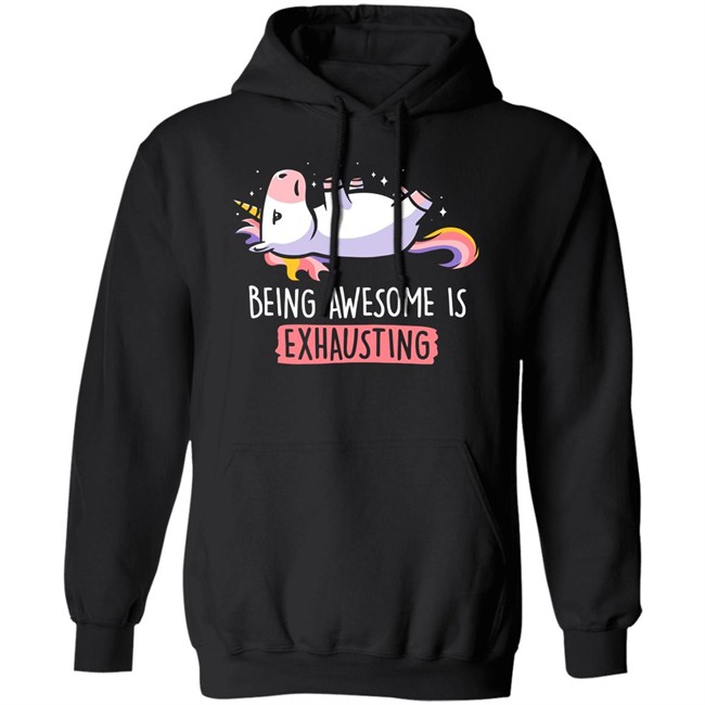 Being Awesome Is Exhausting Shirt Qwertee Being Awesome Is Exhausting Shirt Qwertee