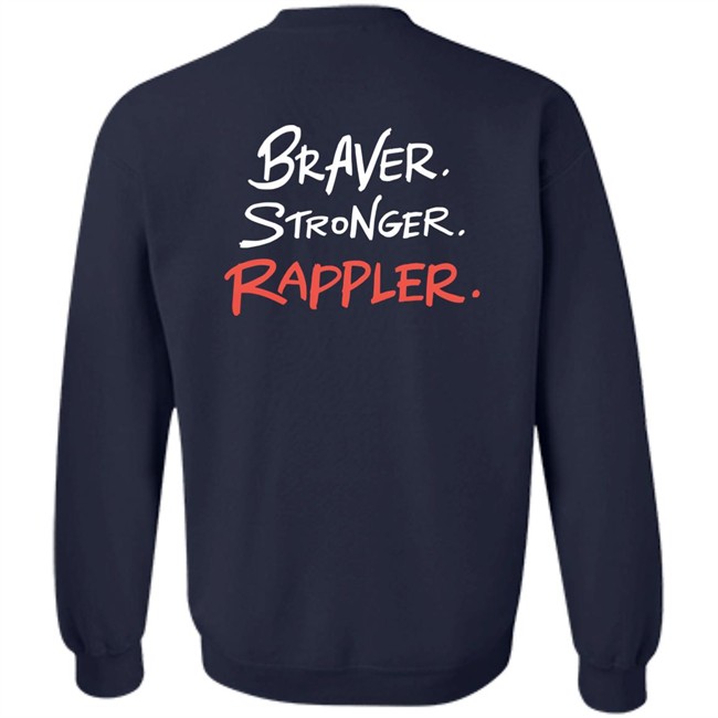 Linya-Linya X Rappler Stronger Braver Rappler Shirt Linya-Linya X Rappler Stronger Braver Rappler Shirt