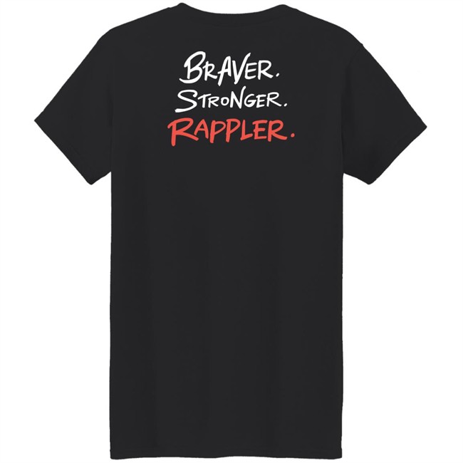 Linya-Linya X Rappler Stronger Braver Rappler Shirt Linya-Linya X Rappler Stronger Braver Rappler Shirt