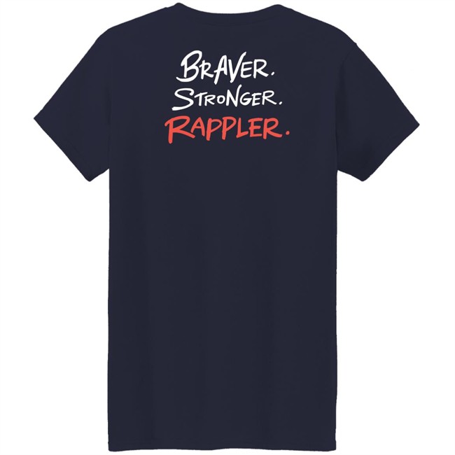 Linya-Linya X Rappler Stronger Braver Rappler Shirt Linya-Linya X Rappler Stronger Braver Rappler Shirt