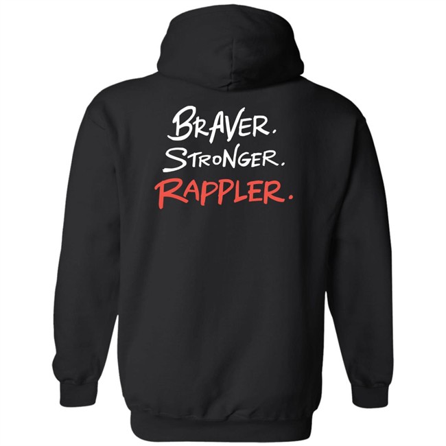 Linya-Linya X Rappler Stronger Braver Rappler Shirt Linya-Linya X Rappler Stronger Braver Rappler Shirt