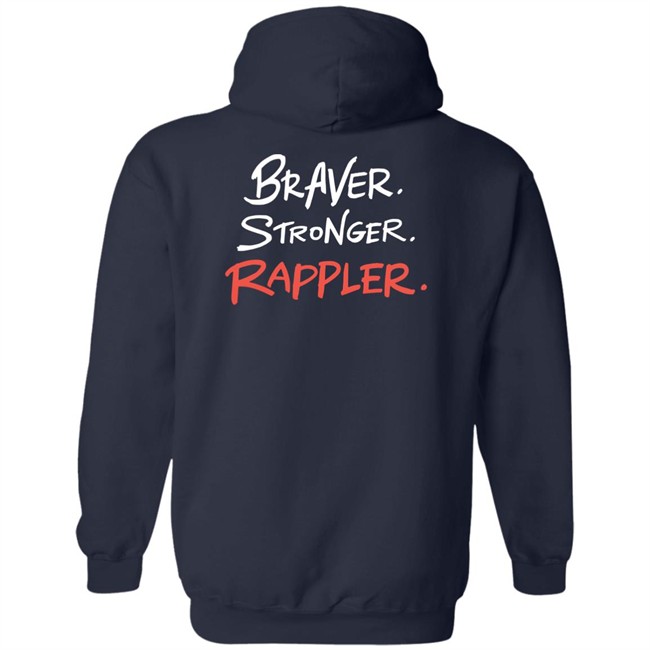Linya-Linya X Rappler Stronger Braver Rappler Shirt Linya-Linya X Rappler Stronger Braver Rappler Shirt