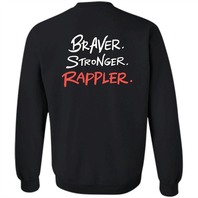 Linya-Linya X Rappler Stronger Braver Rappler Shirt Linya-Linya X Rappler Stronger Braver Rappler Shirt
