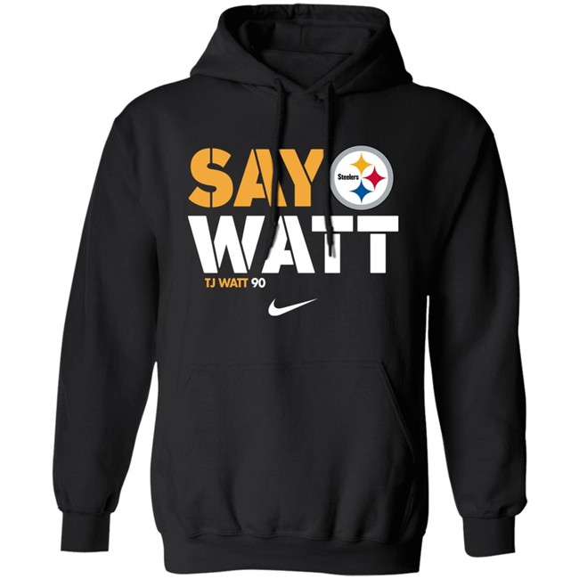 Say Watt Steeders T.J. Watt 90 Pittsburgh T Shirt Mark Kaboly Say Watt Steeders T.J. Watt 90 Pittsburgh T Shirt Mark Kaboly