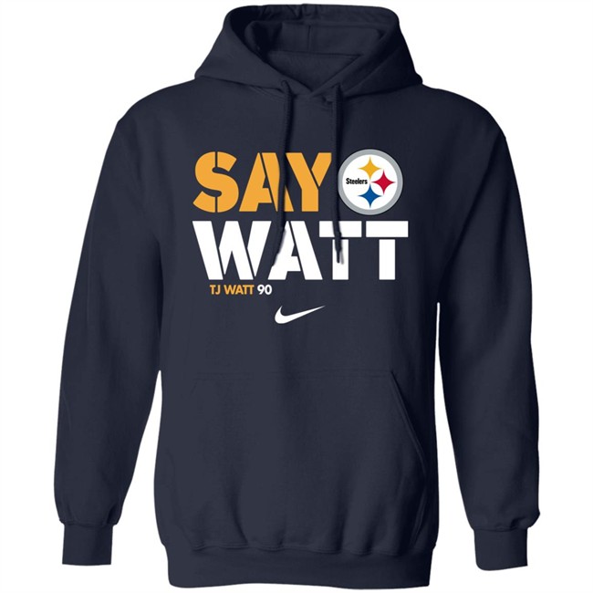 Say Watt Steeders T.J. Watt 90 Pittsburgh T Shirt Mark Kaboly Say Watt Steeders T.J. Watt 90 Pittsburgh T Shirt Mark Kaboly