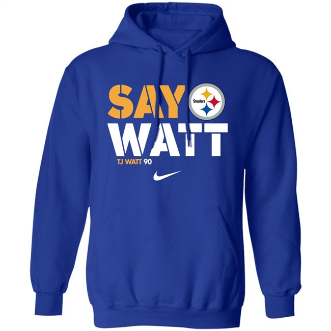 Say Watt Steeders T.J. Watt 90 Pittsburgh T Shirt Mark Kaboly Say Watt Steeders T.J. Watt 90 Pittsburgh T Shirt Mark Kaboly