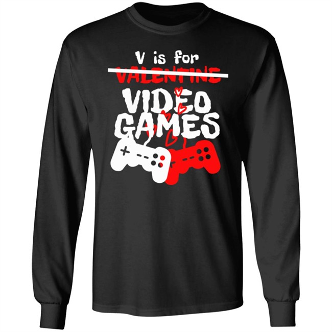 Fossil Daddy V Is For Video Games Valentines Day T Shirt Fossil Daddy V Is For Video Games Valentines Day T Shirt