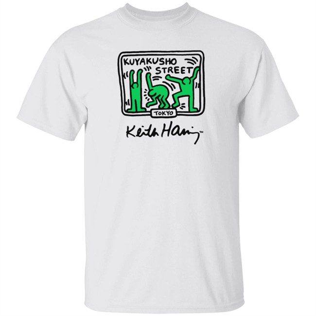 Keith Haring Kuyakusho Street Tokyo T Shirt Keith Haring Kuyakusho Street Tokyo T Shirt