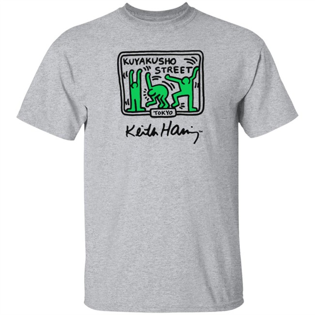 Keith Haring Kuyakusho Street Tokyo T Shirt Keith Haring Kuyakusho Street Tokyo T Shirt