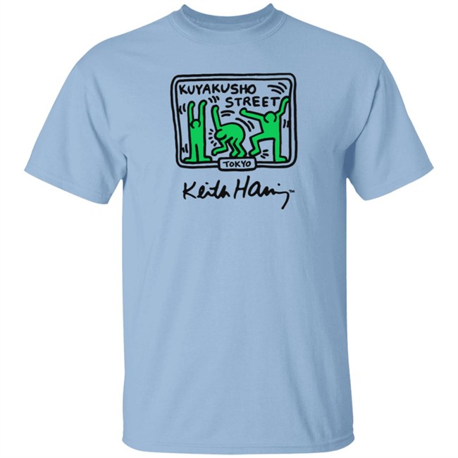 Keith Haring Kuyakusho Street Tokyo T Shirt