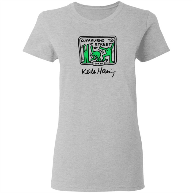 Keith Haring Kuyakusho Street Tokyo T Shirt Keith Haring Kuyakusho Street Tokyo T Shirt